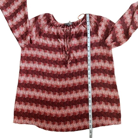Vince Camuto Tie Round Neck Long Sleeve Top SMALL - Picture 9 of 12